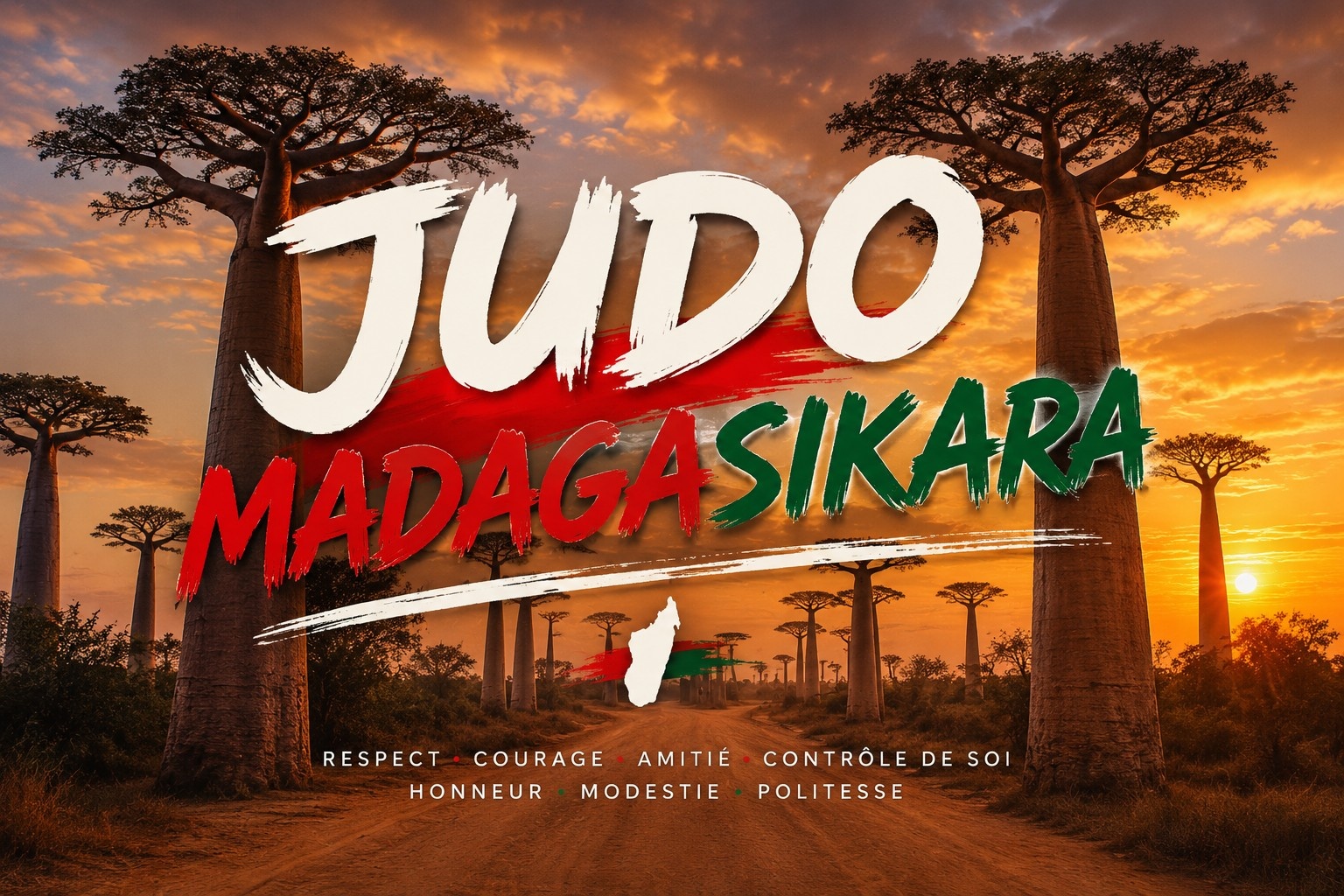 Judo Madagasikara — Respect, courage, amitié, contrôle de soi, honneur, modestie, politesse